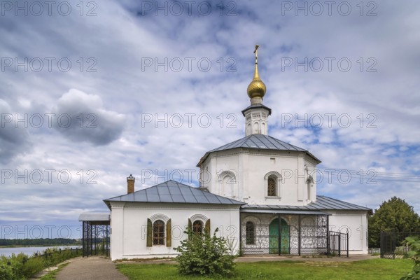 Church of Elijah the Prophet on the banks of the Volga, Russia
