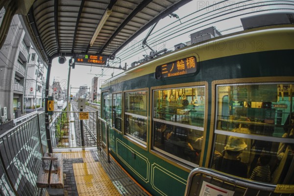 Toden Arakawa line of landscape. Shooting Location: Tokyo metropolitan area