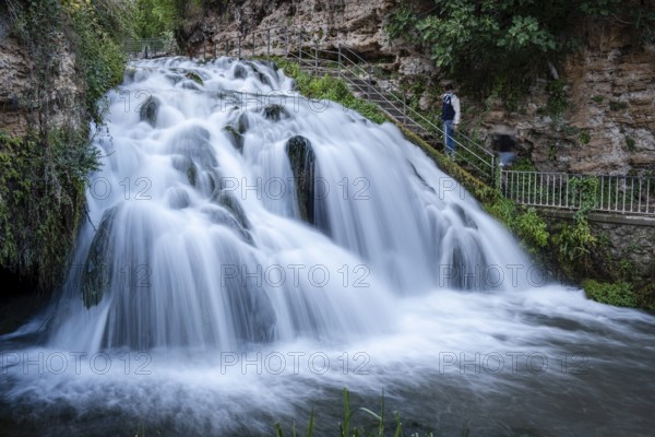 Trillo waterfall, La Alcarria, Guadalajara, Spain