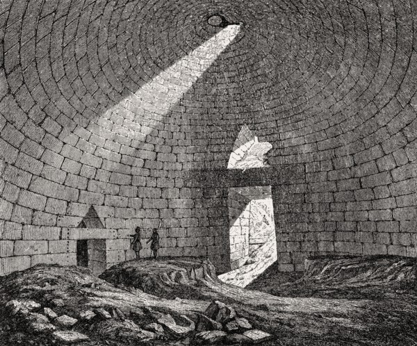 The Treasury of Atreus, Acropolis at Mycenae, Greece