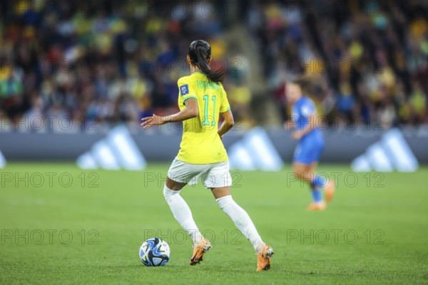 BRISBANE, AUSTRALIA, JULY 29: Brazil plays France at the FIFA Women's World Cup Australia New Zealand 2023 at Brisbane Stadium on July 29, 2023