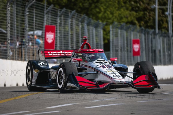 NTT INDYCAR SERIES driver, WILL POWER (12) of Toowoomba, Australia, travels through the turns during a practice session for the Ontario Honda Dealers Indy Toronto at Streets of Toronto in Toronto ON