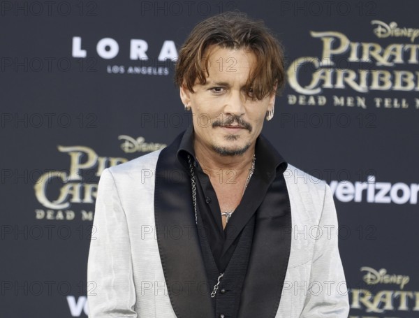 Johnny Depp at the U.S. premiere of 'Pirates Of The Caribbean: Dead Men Tell No Tales' held at the Dolby Theatre in Hollywood, USA on May 18, 2017