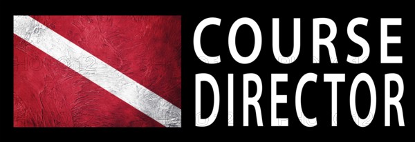 Course Director, Diver Down Flag, Scuba flag, Scuba Diving