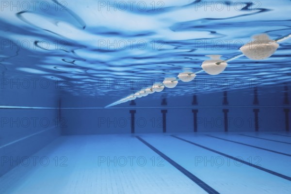 Underwater Empty Swimming Pool
