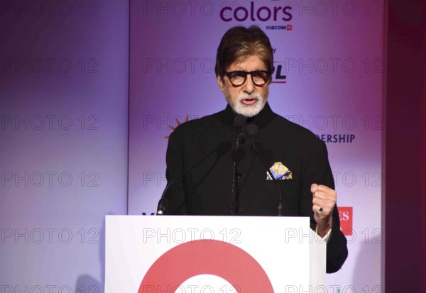 Bollywood actor Amitabh Bachchan press conference launch Global Citizen Festival Leadership foundation Mumbai