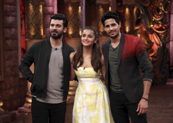 Bollywood actors Fawad Khan, Sidharth Malhotra and Alia Bhatt film Kapoor sets television show Comedy Nights Bachao Mumbai