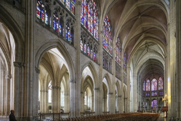 Saint-Pierre-et-Saint-Paul de Troyes Gothic Cathedral, Troyes, Aube department, Grand Est region, France