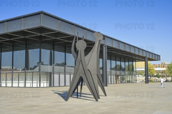 Neue Nationalgalerie, Kulturforum, Potsdamer Straße, Tiergarten, Mitte, Berlin, Germany