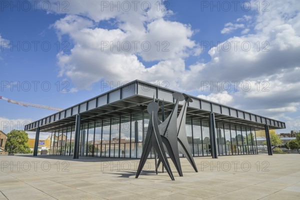 Neue Nationalgalerie, Kulturforum, Potsdamer Straße, Tiergarten, Mitte, Berlin, Germany