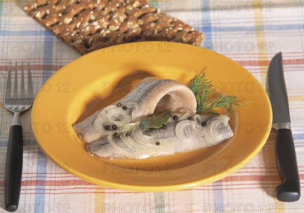 Plate mti Matjesfilet, Sweden