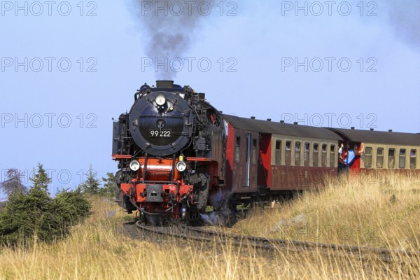 HSB, Harz narrow-gauge railway, locomotive, steam engine, smoke, HSB railway, Brockenbahn, Harz, transport, traffic, railway