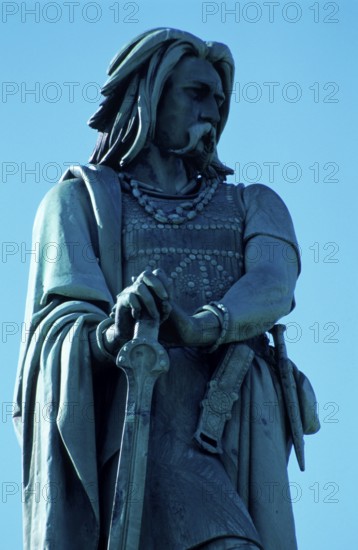 Statue of Vercingetorix, Mont Auxois, Burgundy, France