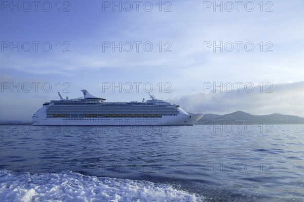 Cruise in Ibiza Island, Mediterranean sunrise. Spain