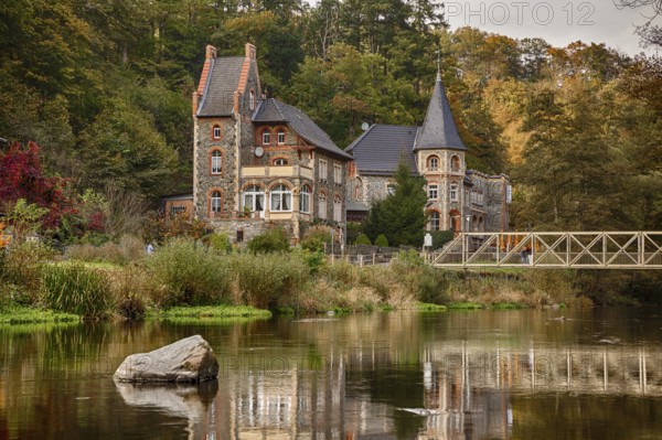 Treseburg in the Harz Mountains on the River Bode