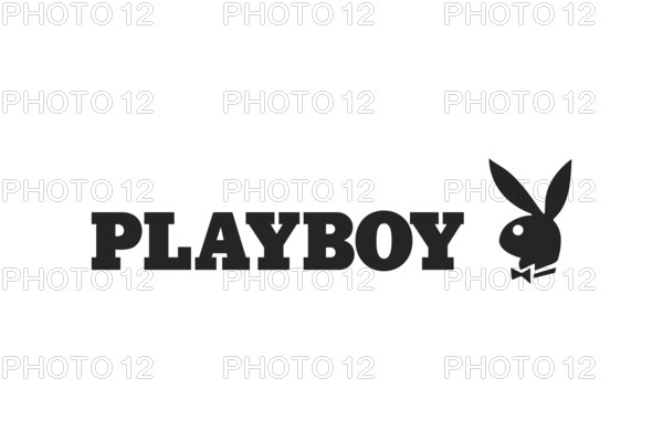 Logo, Playboy, men's magazine, US-American men's magazine, photography, nude photography, beautiful woman studio shot, Federal Republic of Germany