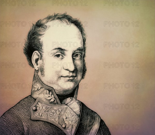 Maximilian I Joseph or Max Joseph, 1756 - 1825, King of Bavaria, Count Palatine of the Rhine, Duke of Juelich and Berg and Elector of the Holy Roman Empire, digitally edited