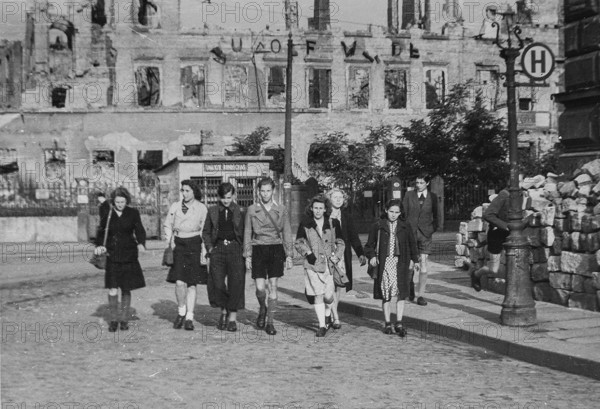 In war-torn Dresden. The war generation carries the trauma with them until the end of their lives. Date of recording estimated