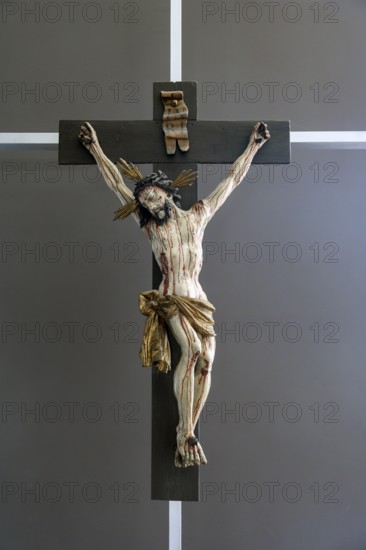 Crucifix in the Catholic Church of the Ascension, listed building, Kempten, Allgäu, Bavaria, Germany
