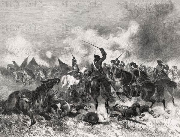 The Battle of Fehrbellin on June 18, 1675