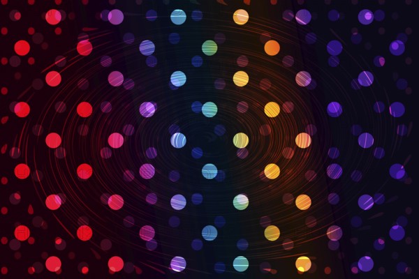 Gradient dot pattern. Graphic abstract geometric background for print. Design wallpaper. geometric dotted design element