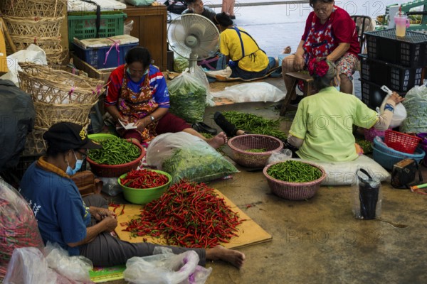 Pak Khlong Talat, flower market, Bangkok, Thailand