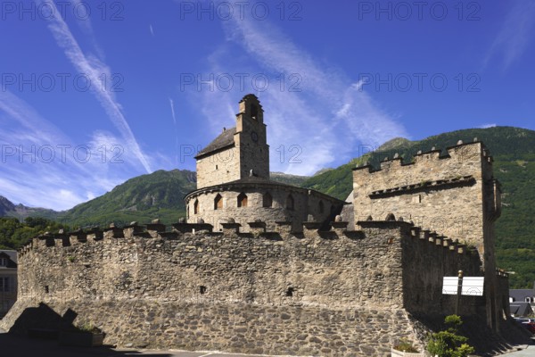 The Church of Saint-André or Church of the Templars in Luz-Saint-Sauveur, Pyrenees, France