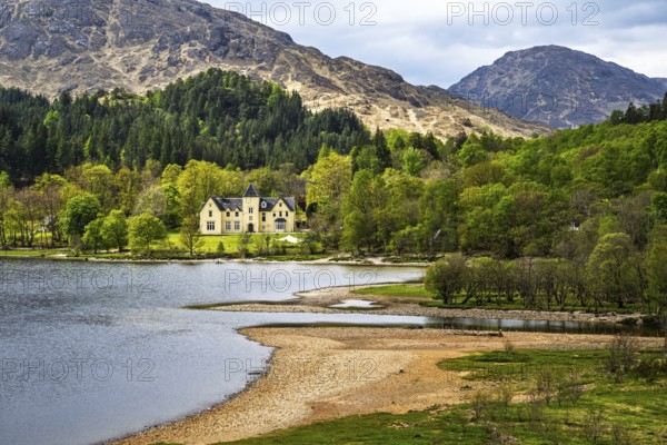 Loch Shiel, Glenfinnan Viaduct, River Finnan, West Highland, Scotland, United Kingdom