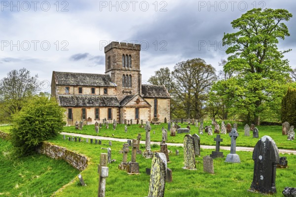 St Michael Church and Cemetery, Lowther Castle and Gardens, Lowther, Cumbria, England, United Kingdom