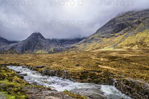 Fairy Pools and Waterfalls, Glen Brittle, Black Cuillin, Isle of Skye, Scotland, UK