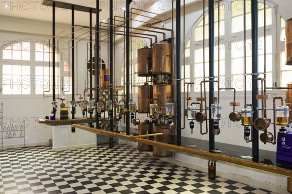 Interior view, Perfumery Molinard, Perfume manufacturer, Grasse, Alpes Maritimes, Provence Alpes Cote d'Azur, French Riviera, South of France, France