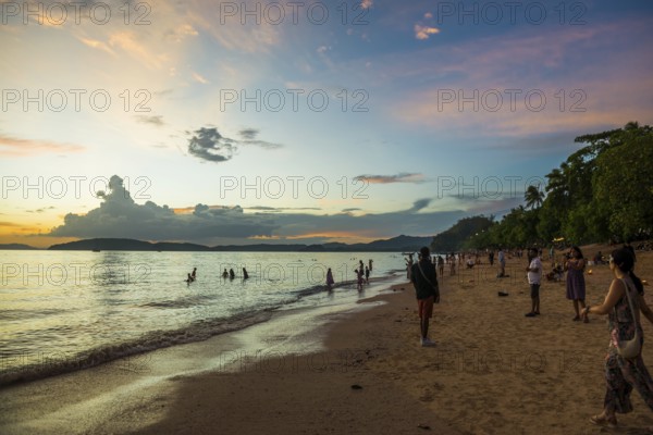 Ao Nang Beach, sunset, Ao Nang, Krabi, Thailand