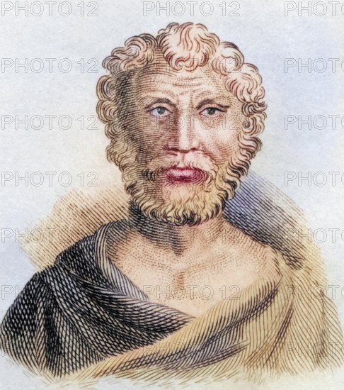 Quintus Iunius Rusticus was a Roman politician and senator of the 2nd century, from the book Crabbes Historical Dictionary, 1825, Historical, coloured, digitally restored reproduction from a 19th century original, Record date not stated