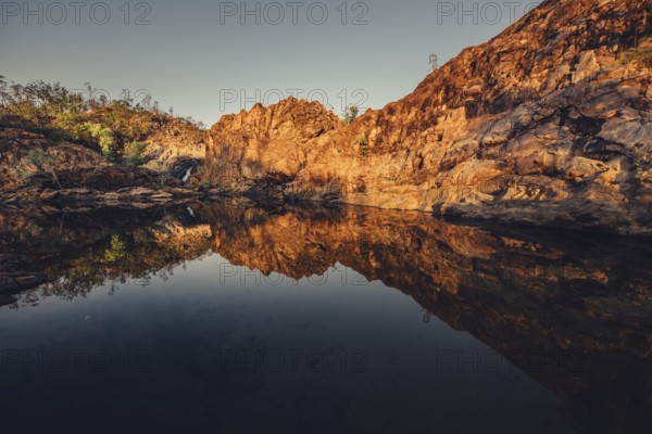 Sunrise Edith Falls in northern Australia, Australia