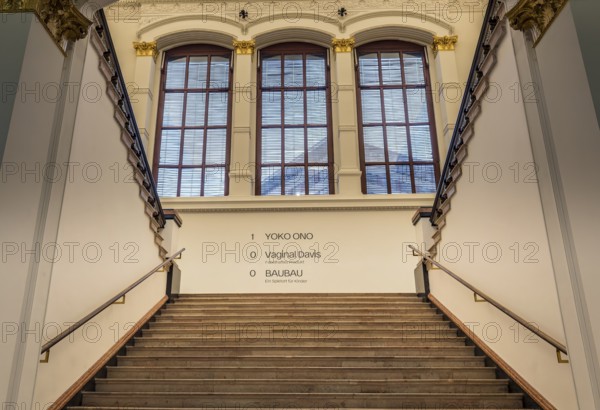 Gropius Bau Berlin, interior view, staircase, Berlin, Germany