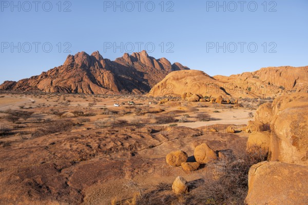Rock formation, Pontok Mountains, Great Spitzkoppe, Spitzkoppe, Great Spitzkoppe Nature Reserve, Namibia