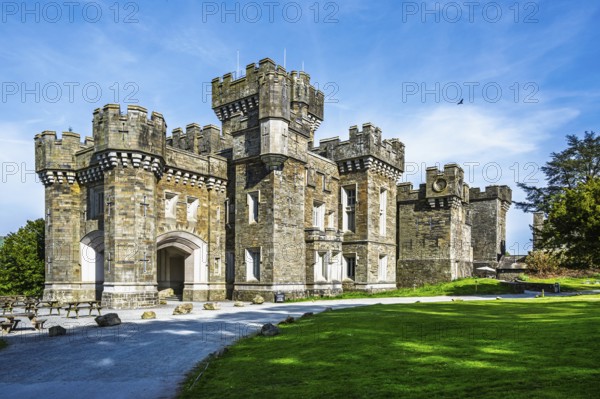 Wray Castle, Lake Windermere, Ambleside, Lake District, Cumbria, England, United Kingdom