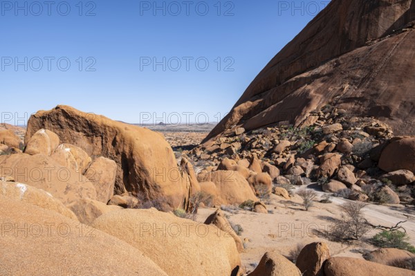 Rock formation, Pontok Mountains, Great Spitzkoppe, Spitzkoppe, Great Spitzkoppe Nature Reserve, Namibia