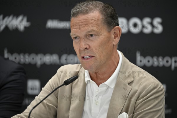 PK Press Conference, Daniel Grieder CEO Chief Executive Officer and Member of the Managing Board of HUGO BOSS AG Portrait, Tennis, ATP 250, BOSS Open 2025, Stuttgart, Baden-Württemberg, Germany