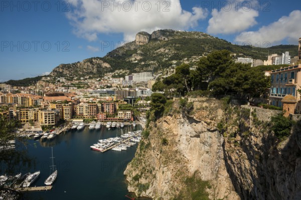 Panorama, Port de Fontvieille, Cote d'Azur, Monaco