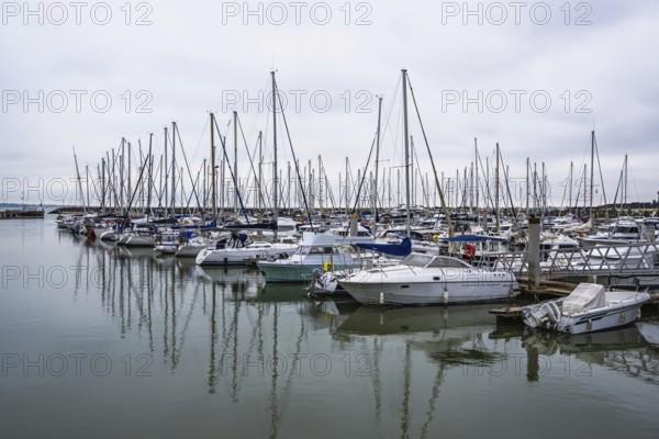 Marina in Le Verdon-sur-Mer, Nouvelle-Aquitaine, Gironde, France