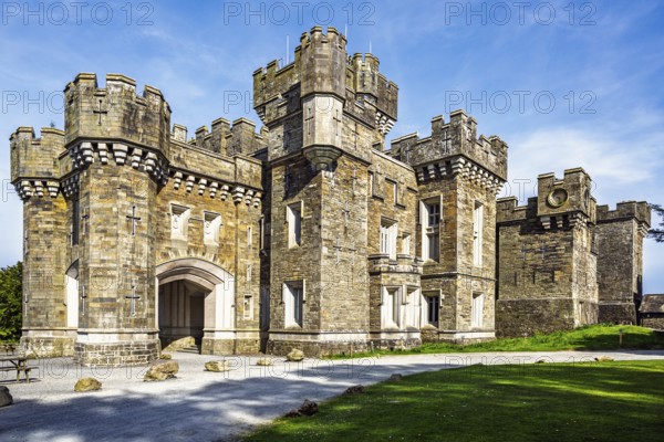 Wray Castle, Lake Windermere, Ambleside, Lake District, Cumbria, England, United Kingdom
