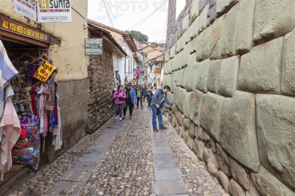 Inca wall, Cusco, Peru
