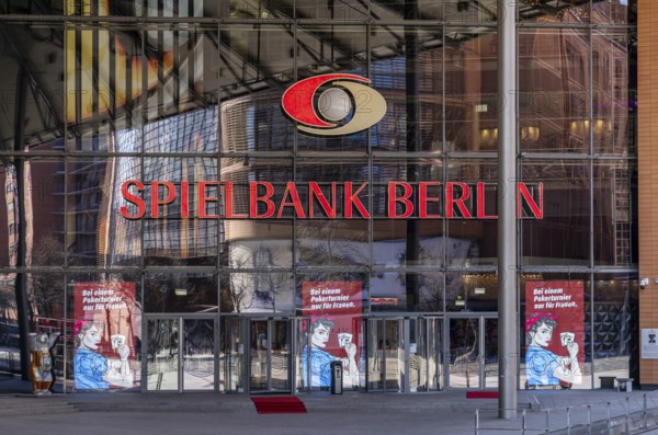 Entrance to the Spielbank Berlin, Potsdamer Platz, Germany