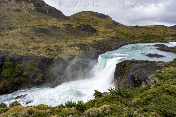 Salto Grande waterfall, Torres del Paine National Park, Chile