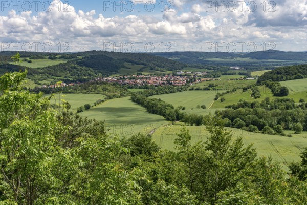 Landscape near Ifta between Hesse and Thuringia, Germany