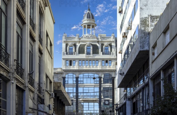 Uruguay, Montevideo streets and architecture in historic city center famous tourist attraction
