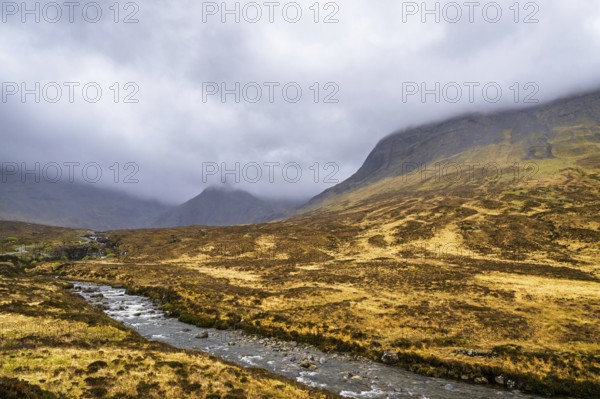 Fairy Pools and Waterfalls, Glen Brittle, Black Cuillin, Isle of Skye, Scotland, UK