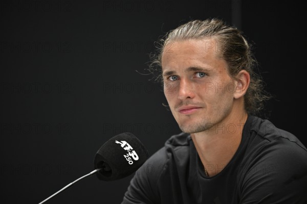 Press conference, PK, portrait, Alexander Zverev GER, Tennis, ATP 250, BOSS Open 2025, Stuttgart, Baden-Württemberg, Germany