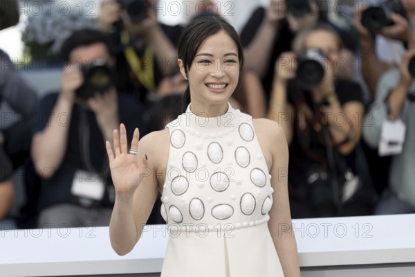 Cannes, France - 15.5.2024: Suzu Hirose during the photocall for A PALE VIEW OF HILLS at the 78th Cannes International Film Festival. The film festival will take place from 13 to 24 May 2025